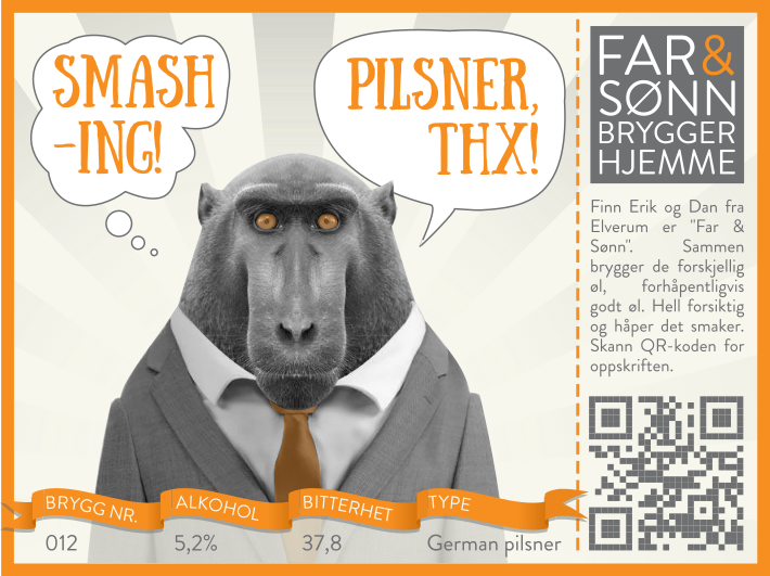 012 - Smash Pilsner - Etikett