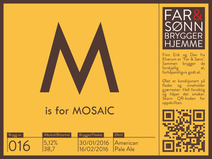 016 - SMaSH Mosaic APA - Etikett